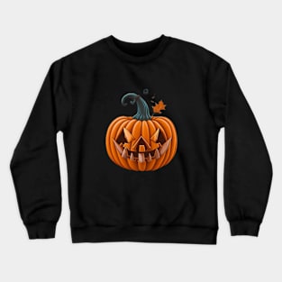 halloween pumpkin Crewneck Sweatshirt